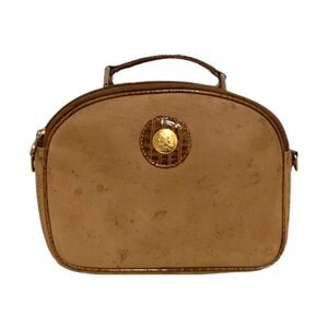 Fendi Janus Head Suede & Crocodile Leather Bag